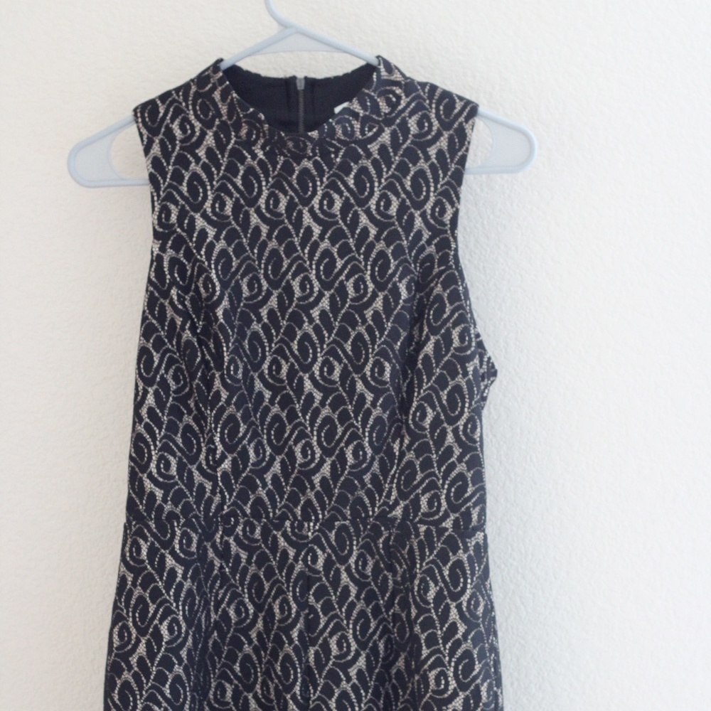 Black & Gold High-Neck Romper